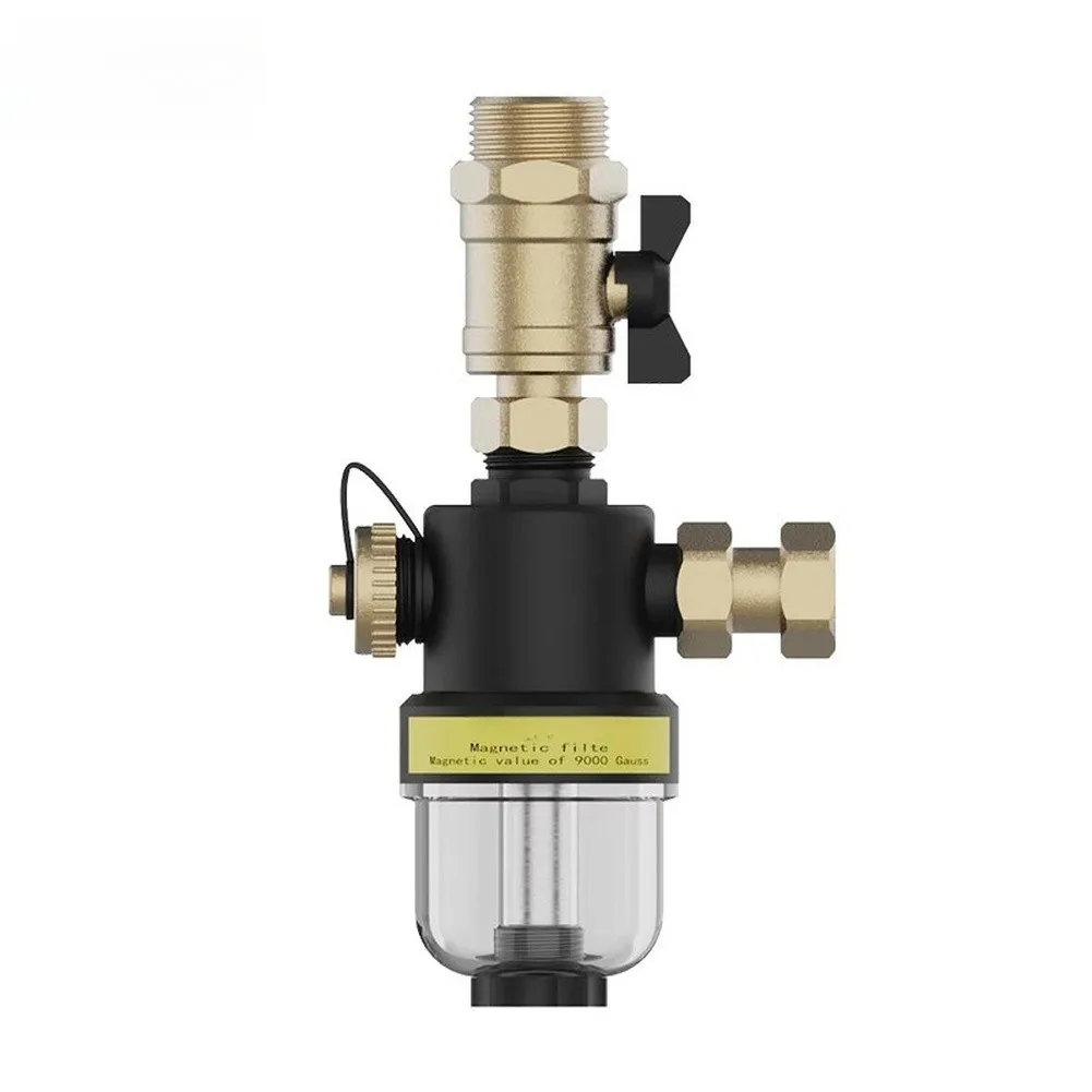 1pc DN20/DN25 Magnetic Water Heater Filter Wall Mounted Boiler Underfloor Heating Pre Filter HVAC Systems Parts