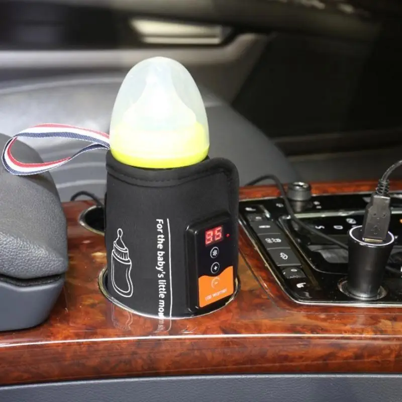 Q22D Przenośna butelka ciepła butelka Podgrzewacz Butelki USB Keeper Butelka dla dzieci Hea