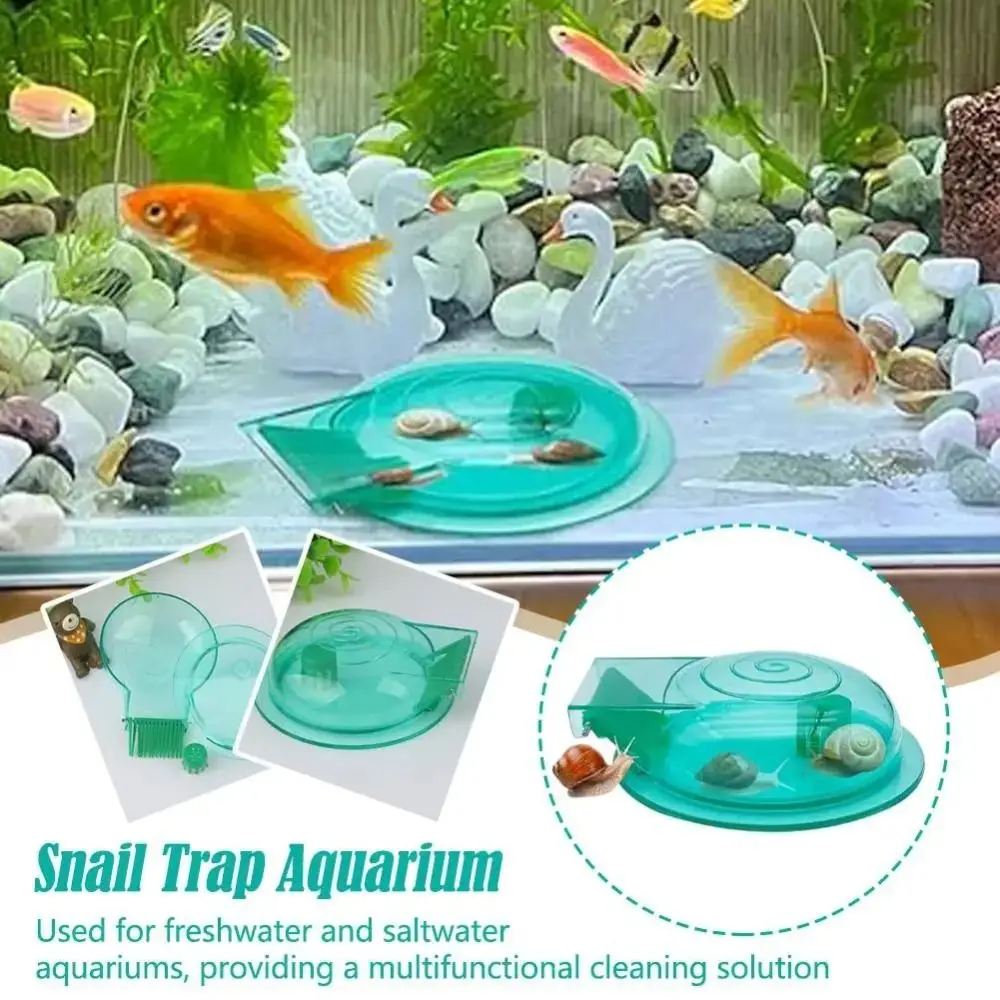 Freshwater Saltwater Aquarium Snail Trap Effective Multi-purpose Snail Catcher Durable Fish Tank Snail Remover Aquarium Supplies