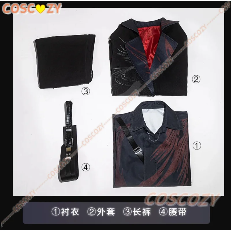 2025 22 jogo amor e espaço profundo sylus relentless conquistador cosplay traje masculino peruca carmesim véu uniforme onicominus parte de halloween