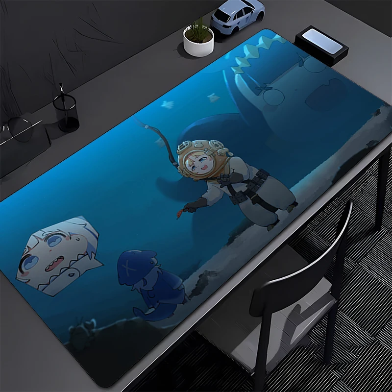 

Mouse Pad PC Cartoon Kawaii Gamer Keyboard Pad Laptop Anime Hololive Girl Extended Desk Mouse Mat Watson Amelia Gaming Mousepad