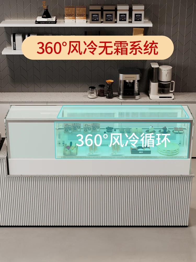 Sushi Cabinet Refrigerated Display Commercial Fruit Beverage Dessert Fresh-Keeping  Sashimi Desktop