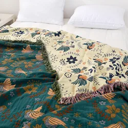 Japanese Cotton Blanket for Beds Comfy Blanket Journey Hiking Hotel Blankets Towel Is Universal Four Seasons throw blanket