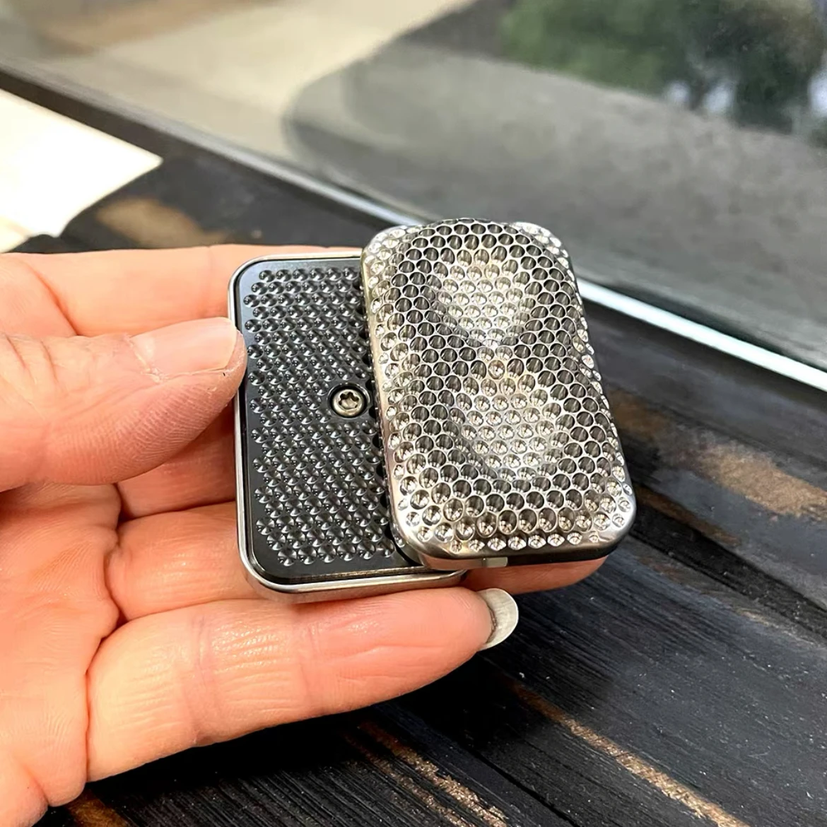 Super8 EDC Fidget Spinner Slider Metalen Zirkonium Titanium Legering Anti Stress Speelgoed Zintuiglijke ADHD Focus Tool