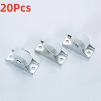 4/10/20Pcs 1Inch Caster White Rail Fixed Casters Small One-Way Wheel Strong Plastic Wheel Hardware Accessories Furniture Casters