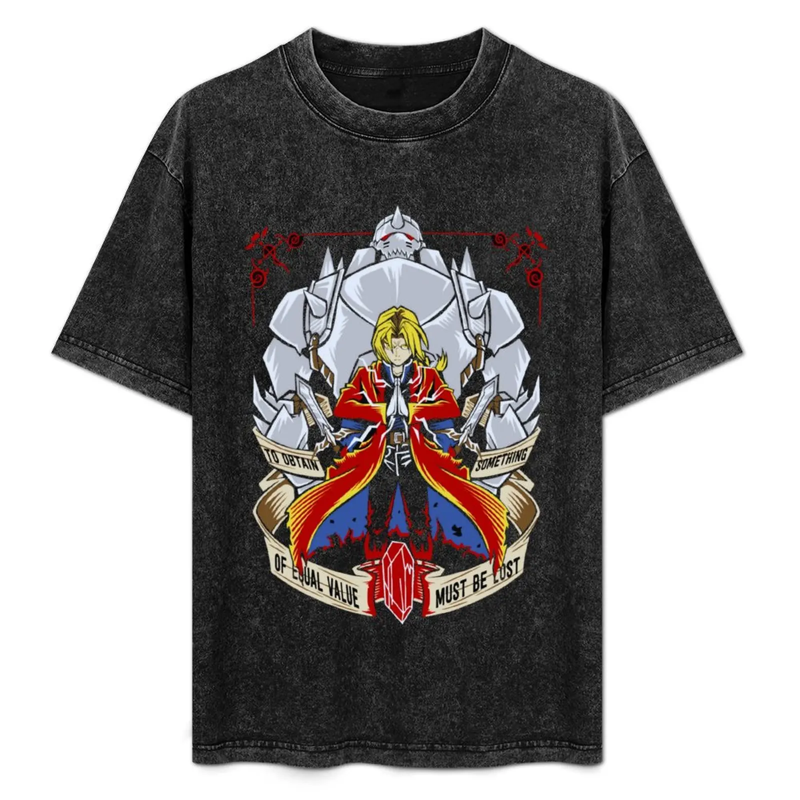 

fullmetal alchemist edward erlic quote to obtain - Tshirt T-Shirt anime tshirt mens t shirts top quality