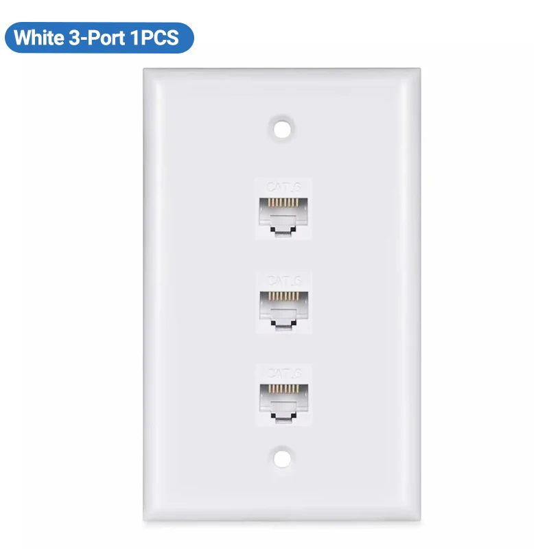 Variant: White 3-Port 1PCS