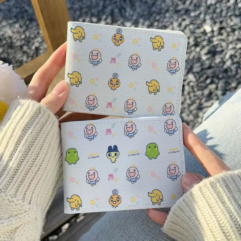 

Держатель для водительских прав Tamagotchi, мультяшный, из искусственной кожи, большой вместимости, на четыре карты, подарок для пары