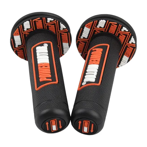 Grips Motorcycle Handle Motorcycle Motorbike 24 22mm Handle Grips Universal Handlebar Rubber Gel Hand Grip Brake Motocross Dirt Pit Bike