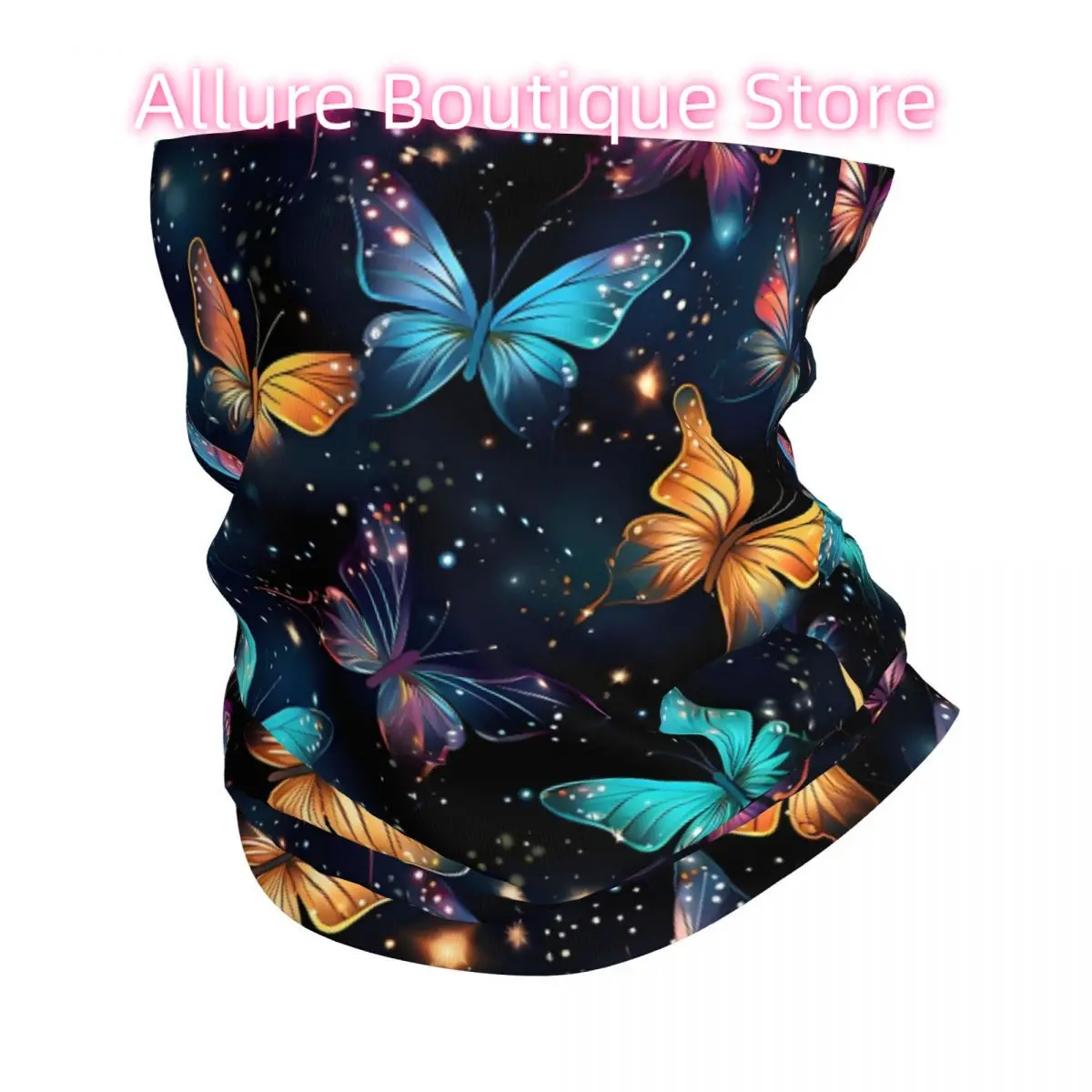 

Узор с разноцветными бабочками (3) повязка на голову, утеплитель для шеи, мужской лыжный шарф для бега, медицинская бандана для лица медсестры, гетры