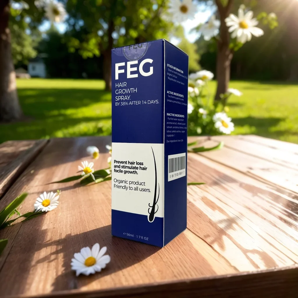 

FEG Organic Anti Hair Loss Hair Growth Treatment Oil For Thicker Long Hair -50ML