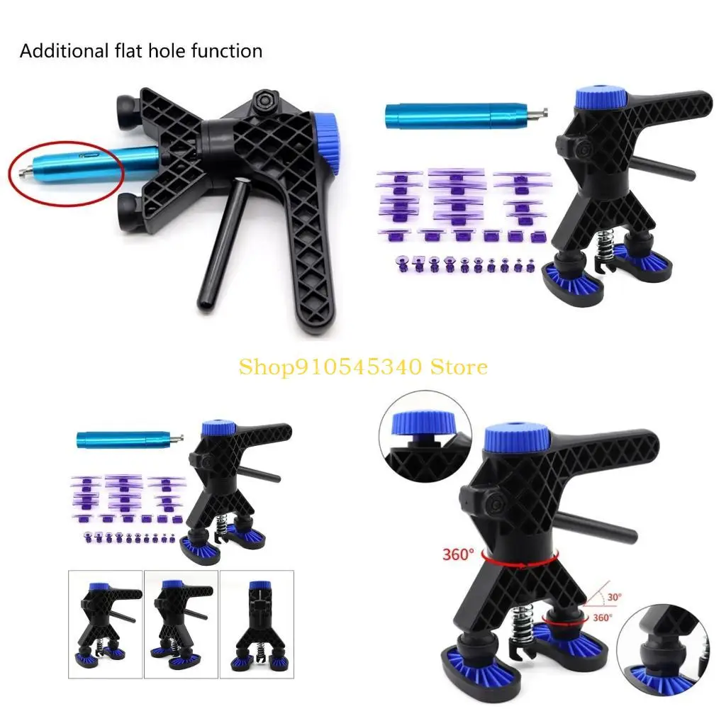 

U2JA SUV Car Body Paintless Dent Repair Tool Pulling Bridge Dent Removal Hand Tool Lifter Puller Instrument Adjustable Handle