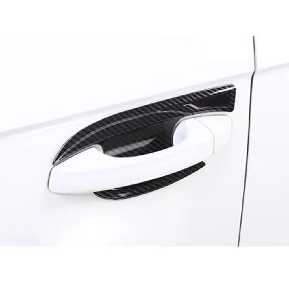For Volkswagen VW T-ROC TROC 2017 2018 2019 2020 2021 Car Body Detector ABS Chrome External Sticker Lamp Frame Door Bowl Armrest