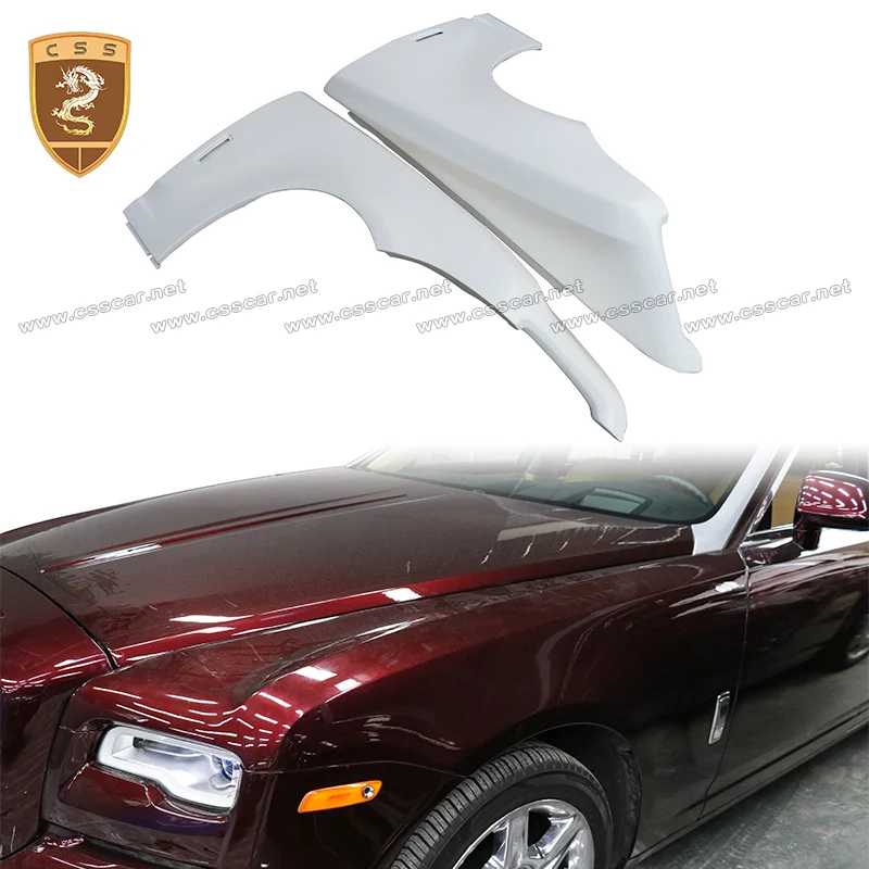 

New Arrivals Front Fenders Fit For Rolls Royce Ghost 2nd-3rd Generation Spray Paint Fiberglass Mud-guard Gust Car Accessories