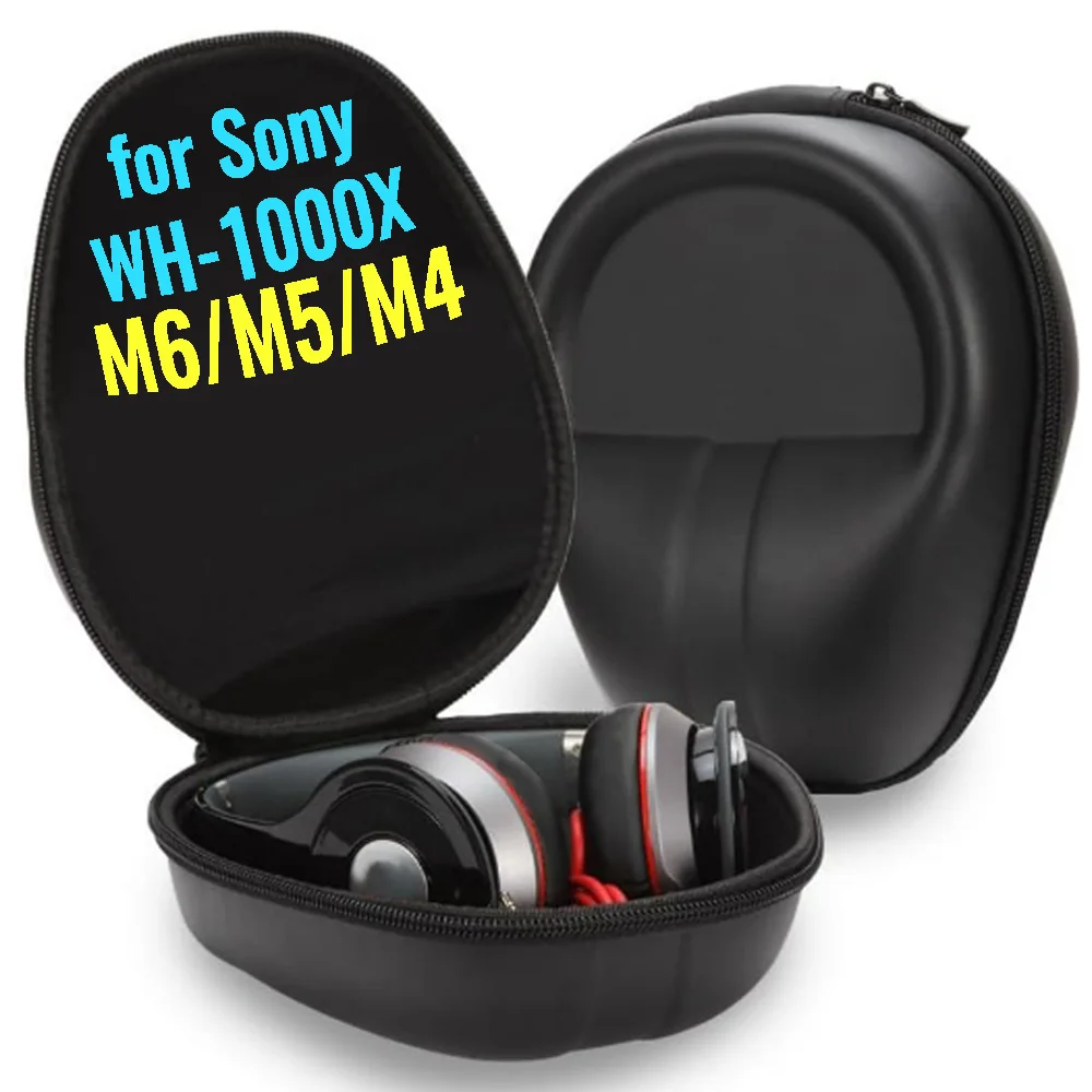 Para sony WH-1000XM6/m5/m4 saco de armazenamento protetor caso fone de ouvido à prova dwaterproof água bluetooth caso fone de ouvido carregando casca dura para sony