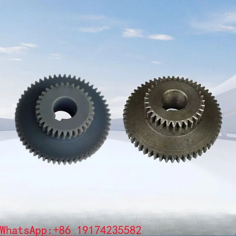 1pc Dual Link Gear 42T/62T 31T/56T Nylon / Metal Helical Gears Laboratory Machine Tool Repair Milling Machine Transmission Parts