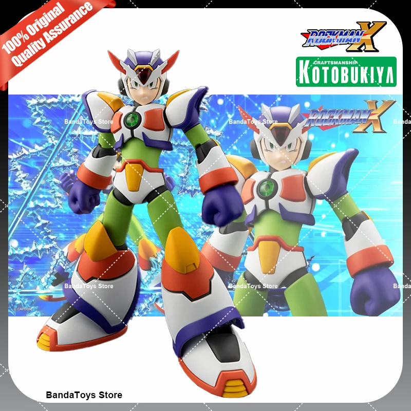 En Stock 100% Origina Kotobukiya Mega Man X3 KP654 Max Armor tríada trueno Ver Anime colección de figuras de acción modelo Juguetes