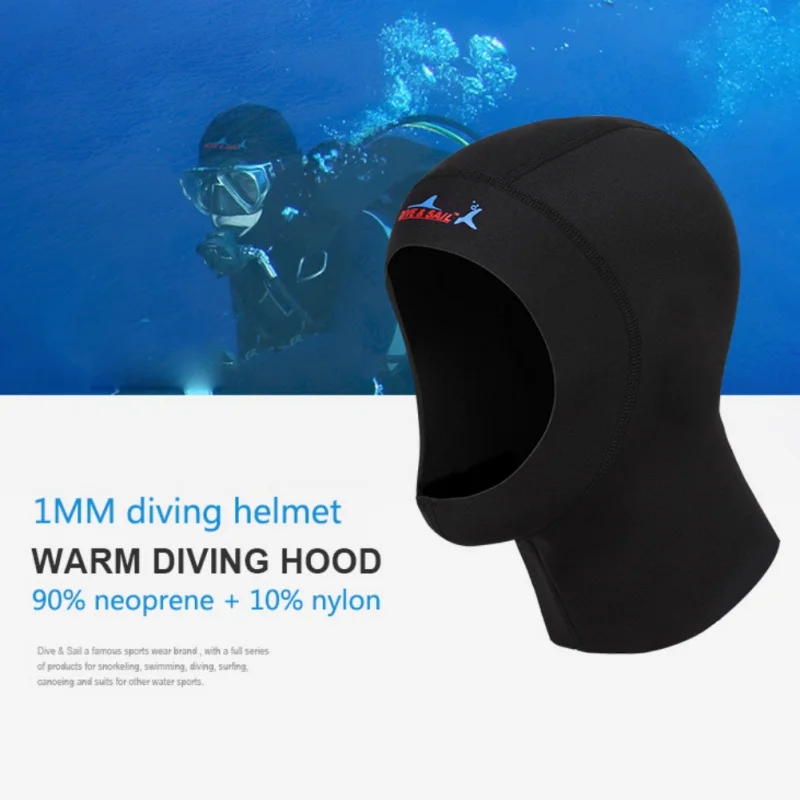 

1mm Diving Head Neck Cover Cap Hoods Men Women Sun Protection Winter Swimming Surfing Wetsuit Accessories