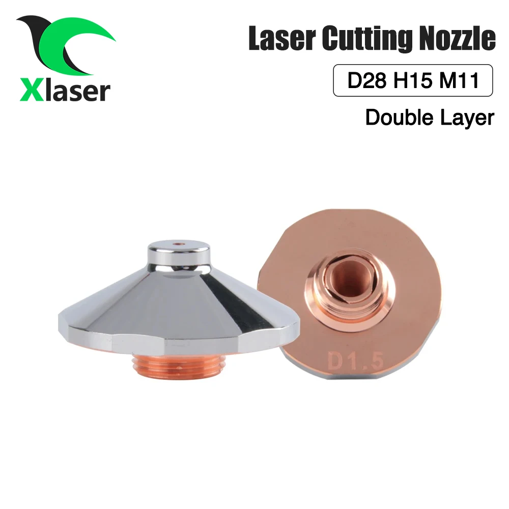 Xlaser หัวฉีดเลเซอร์ D28mmM11ขนาด1.0-6.0มม. สำหรับ raytools hans HSG wsx bodor BOCI BLT641ความเร็วสูงหัวตัดเลเซอร์ไฟเบอร์