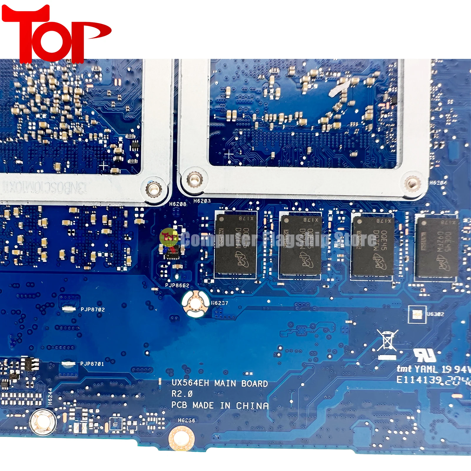 KEFU UX564EH Laptop Motherboard For ASUS ZenBook Flip 15 UX564 UX564E UX564PH UX564P Mainboard I7-1165G7 16G-RAM GTX1650TI/V4G