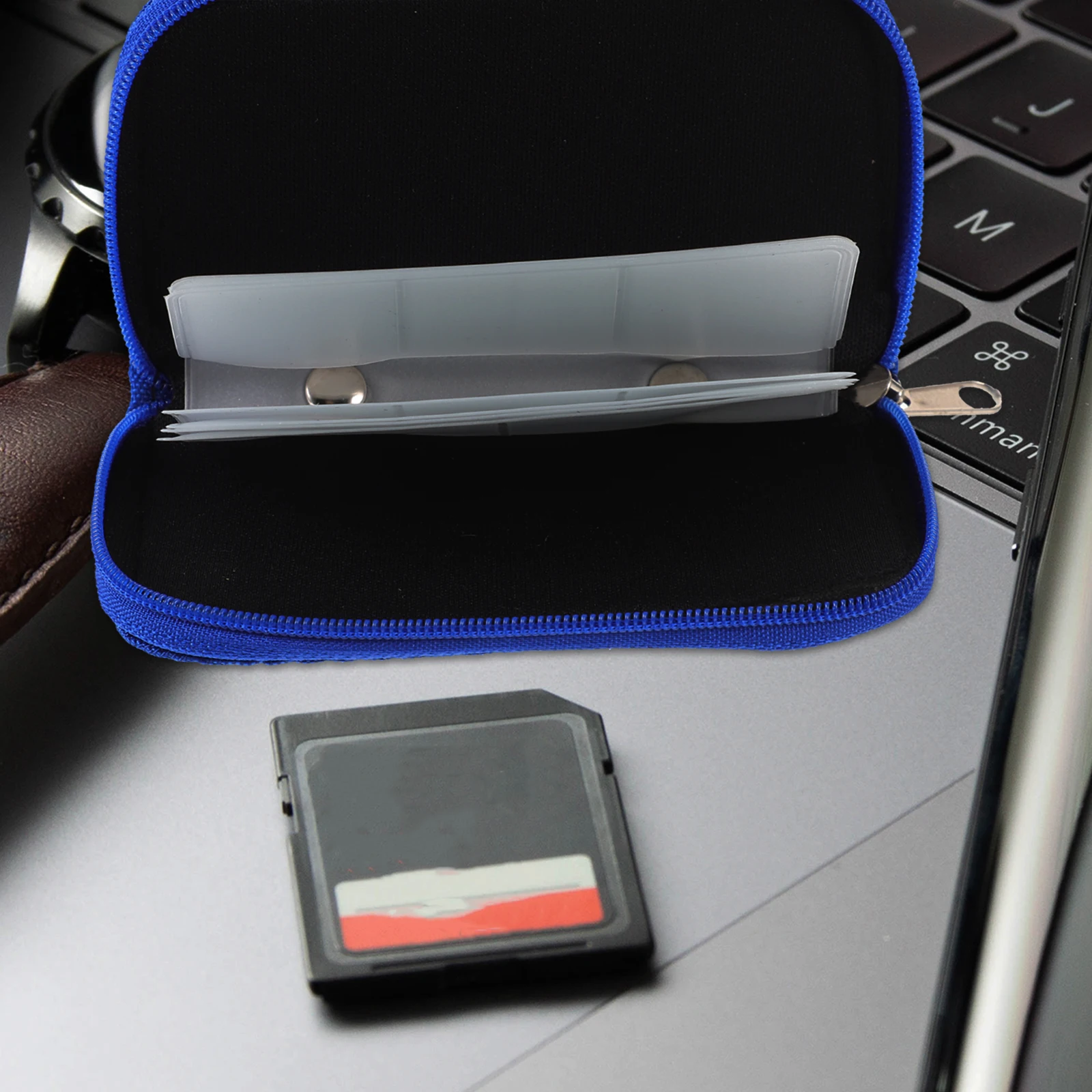 

Portable Memory Card Case 22 Slots Card Holder Lightweight Durable Storage Bag For Cameras