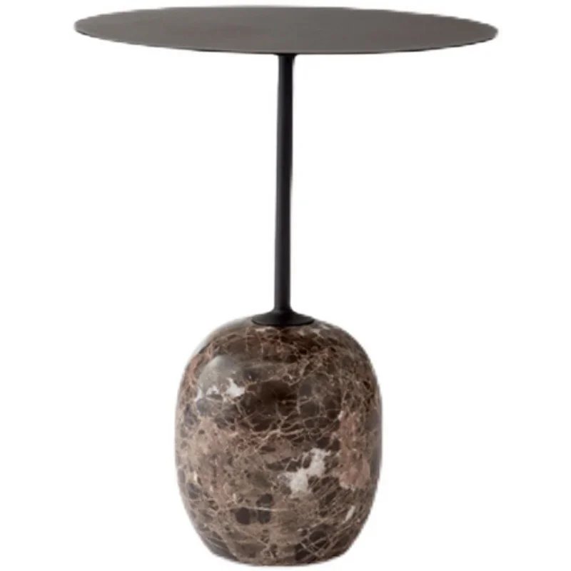 

FG52Nordic Denmark high-end small coffee table special-shaped solid marble base Italian minimalist creative small corner table