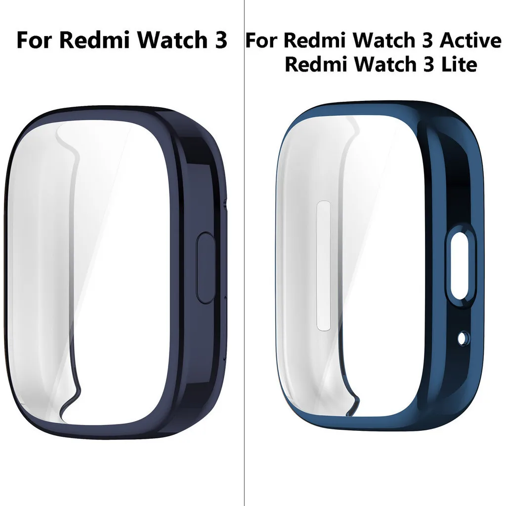 Чехол из ТПУ для Redmi Watch 3/Active/Lite, силиконовая искусственная защита, чехол из ТПУ для Redmi Watch 3/Active/Lite