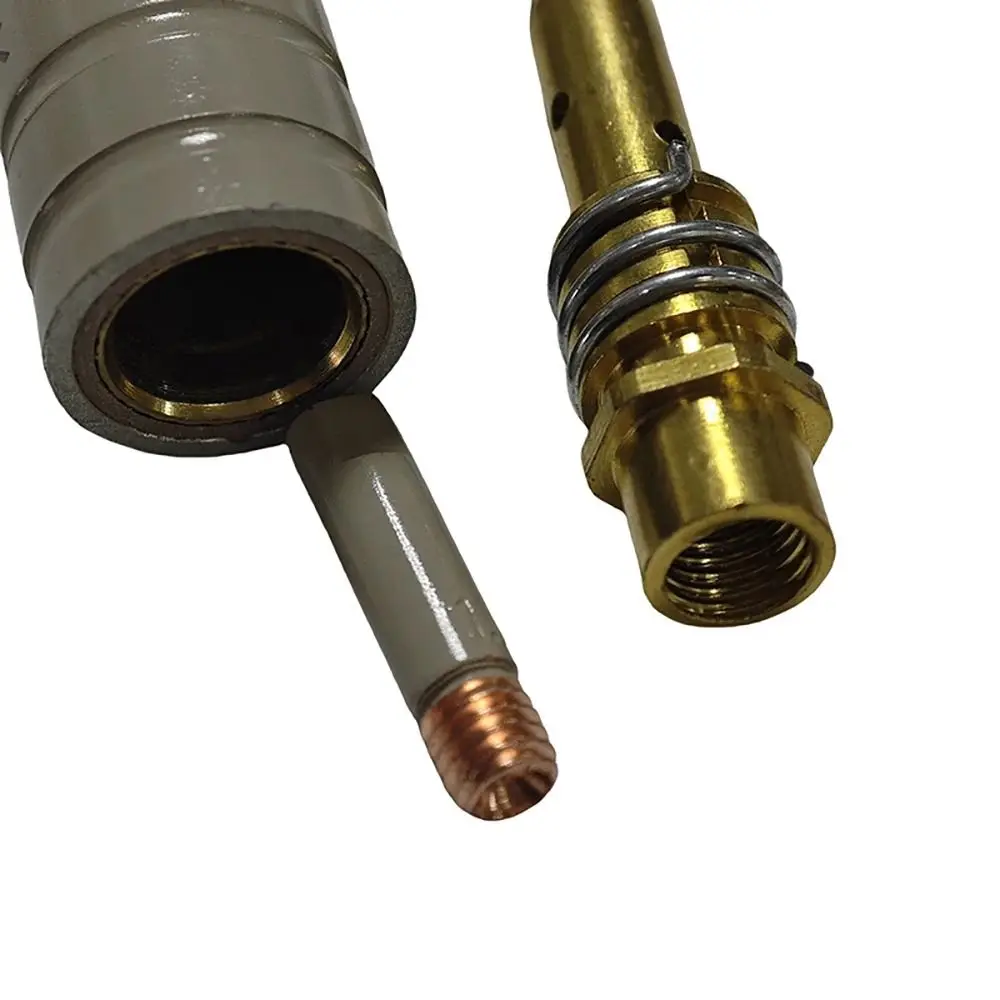 3Pcs/Set 0.8/1.0/1.2mm 15AK Welding Torch Nozzle Aviation Aluminum Protection MIG Torch Nozzle Tip New Coating