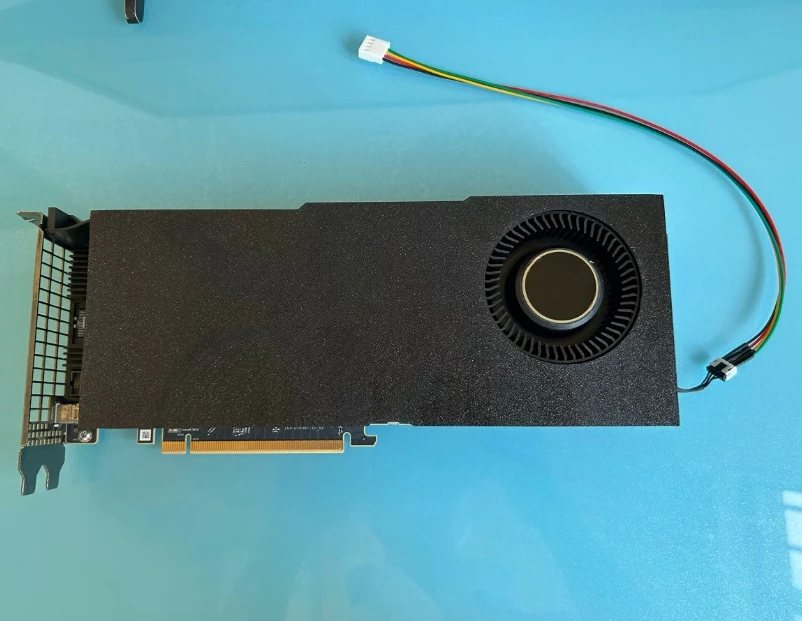 Turbo Fan Suitable for Mi50 Graphics Card Cooling Modification Built-in