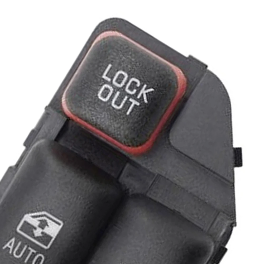 1 Piece Black Front Left Power Window Switch Control Master For Chevrolet Malibu Classic Cutlass Replace 22610145