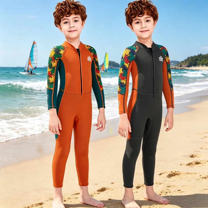 25mm-children's-full-wetsuit-long-sleeve-thickened-thermal-swim-surf-suit-for-kids-soft-comfortable-durable-long-lasting