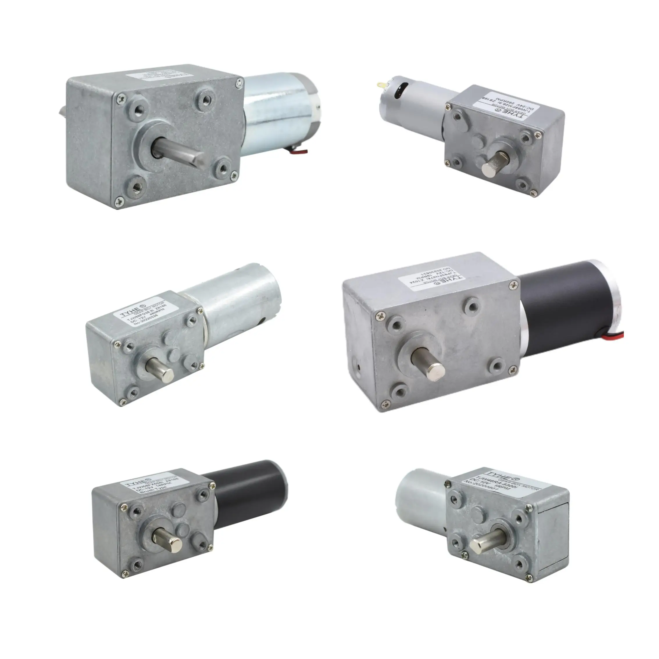 12V/24V 10W DC Worm Gear Motor 150 RPM | 30kg·cm High Torque Low Speed Electric Motor with CE RoHS for Automation