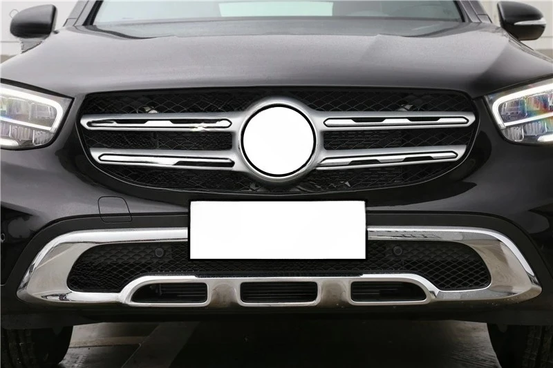 

for Adapt to Mercedes-Benz GLC260L front bar decorative strip GLC300L front lip chrome-plated guard GLC front bar electroplated