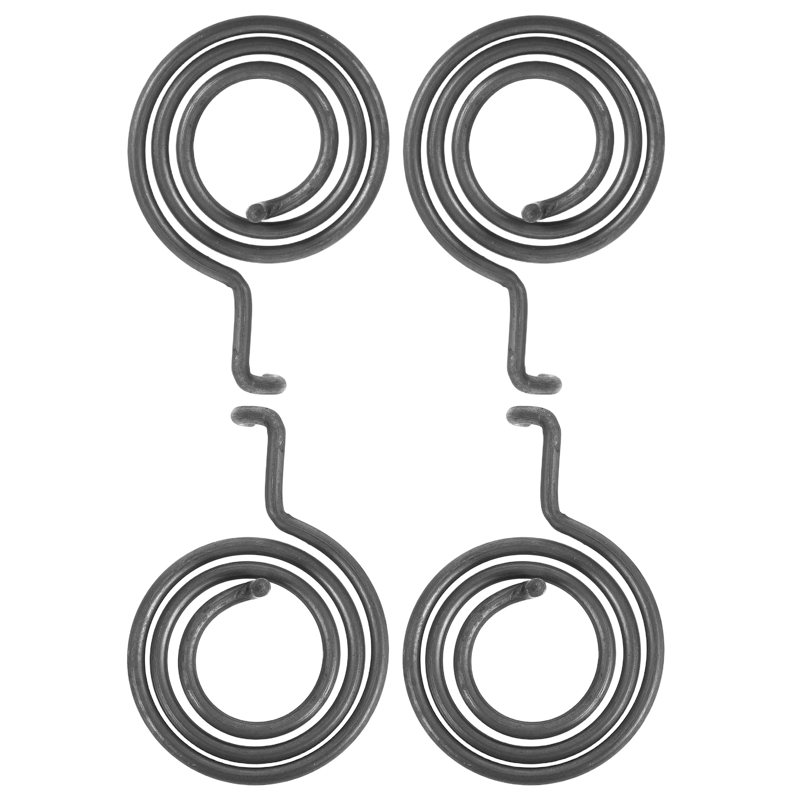 

4pcs Replacement Iron Return For Door Handle Internal Repair Hardware Parts Garage Fence Basement Door Pull Handle
