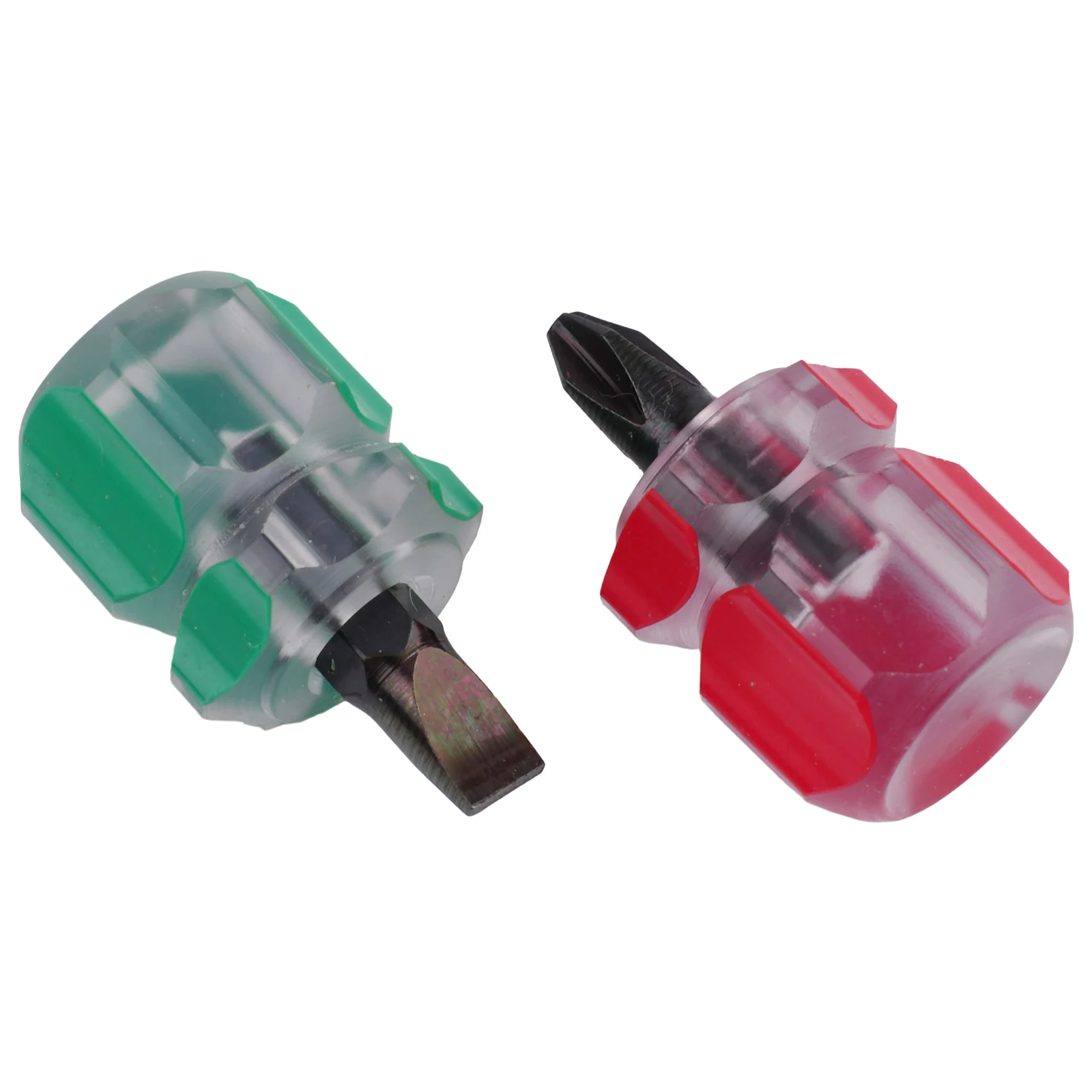 2PCS Small Flat Head Screwdriver And Cross-head Screwdriver Anti-slip Handle Repair Tools For Repairing Sewing Machines