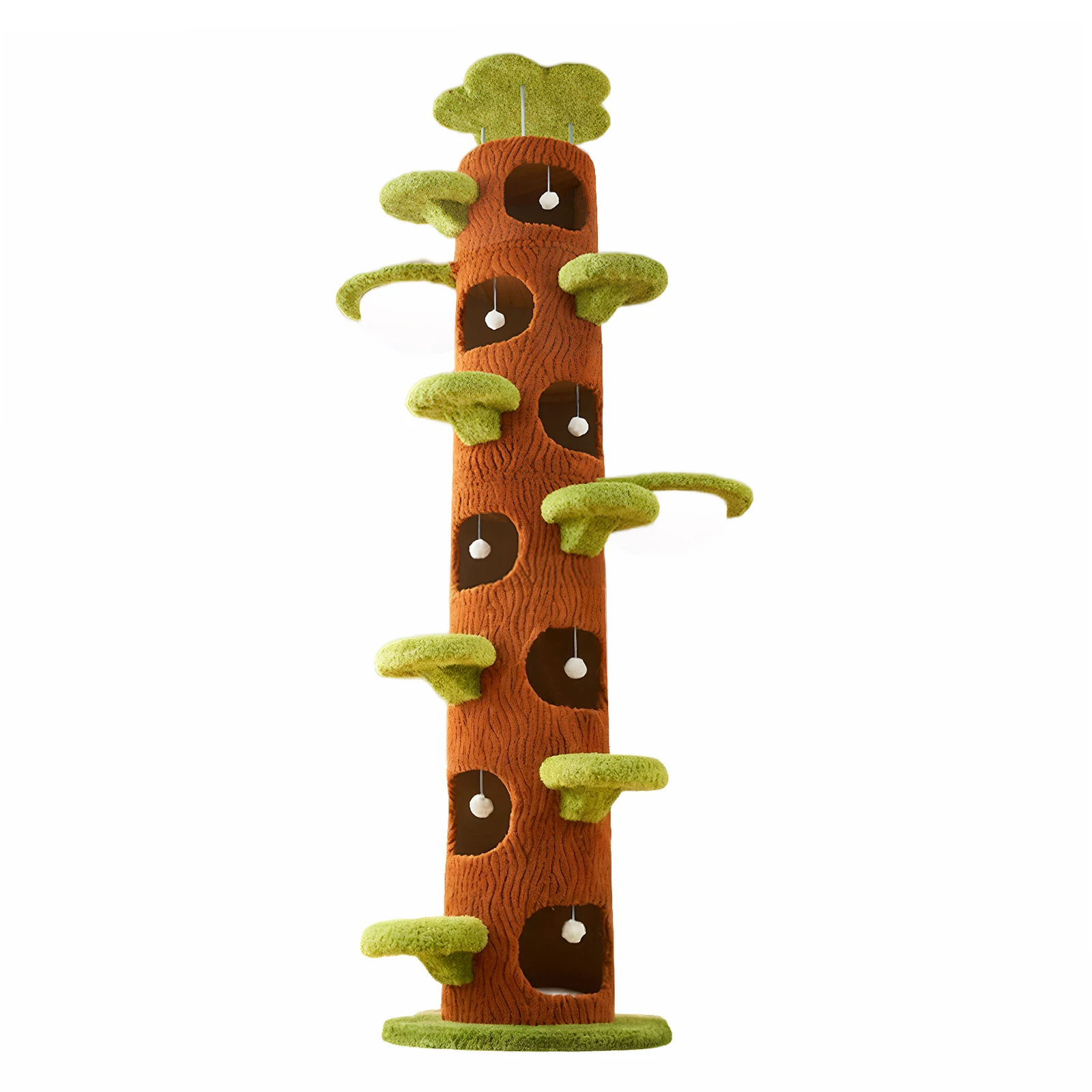 

Большой лесной игровой комплекс для кошек с сизалевой когтеточкой, очень большая кошачья башня-лазалка для домашних кошек