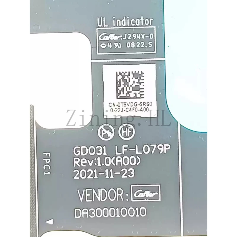 For Dell XPS13 9320 GDO31 OLED screen flat Cable 0T6VDG LF-L079P