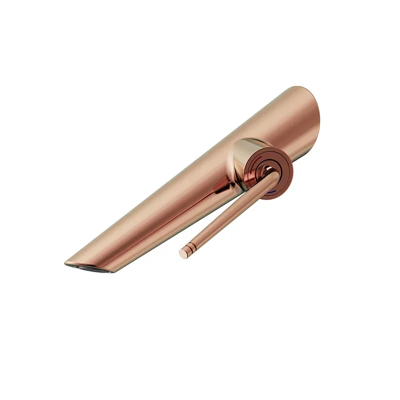 

All-copper concealed basin hot and cold into the wall basin faucet simple concealed faucet minimalist creative designer