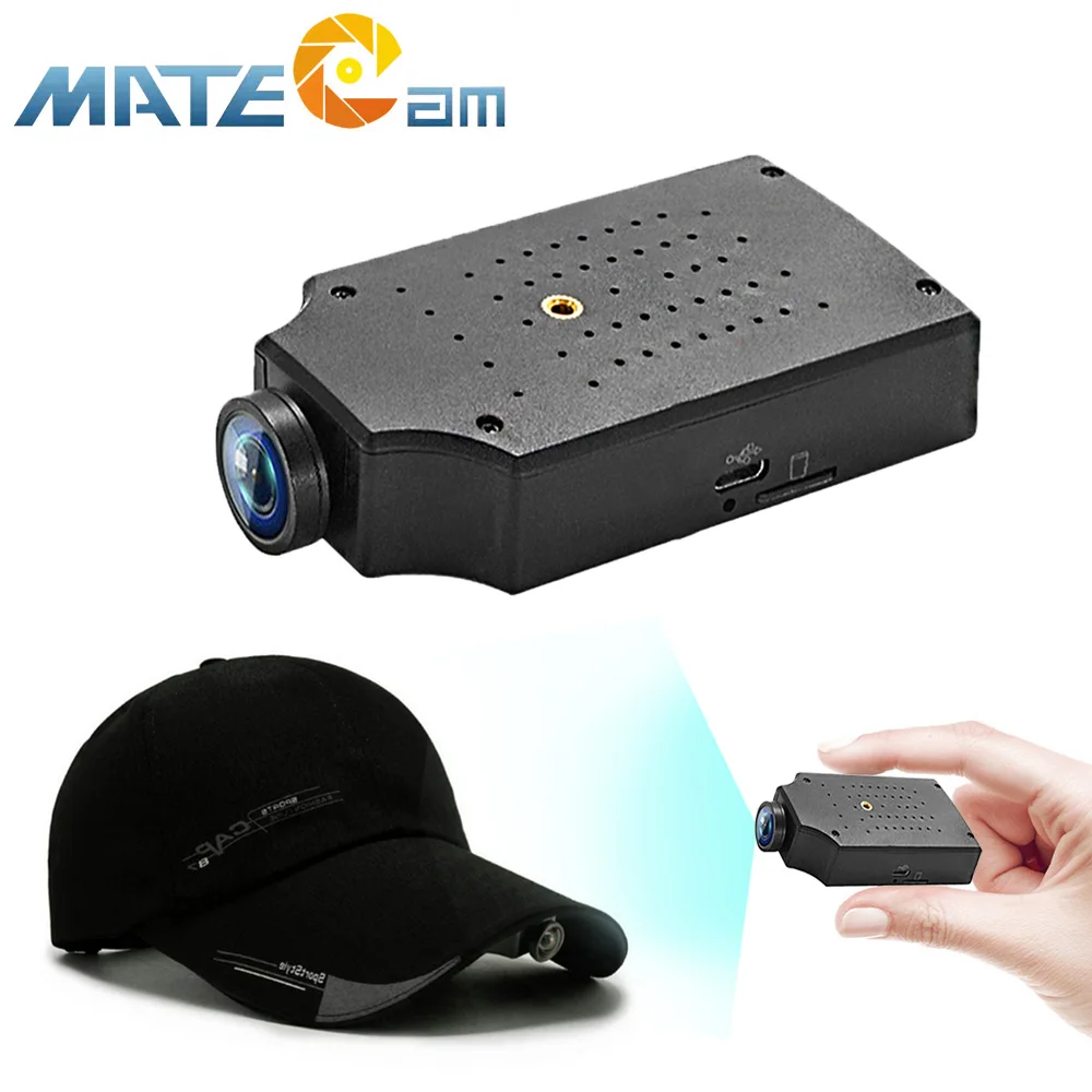 

MateCam Hat DV мини видеорегистратор для автомобиля Dvr корпус экшн мотоцикл шлем Bike4k Спортивная Кепка с камерой Wi-Fi видеорегистратор