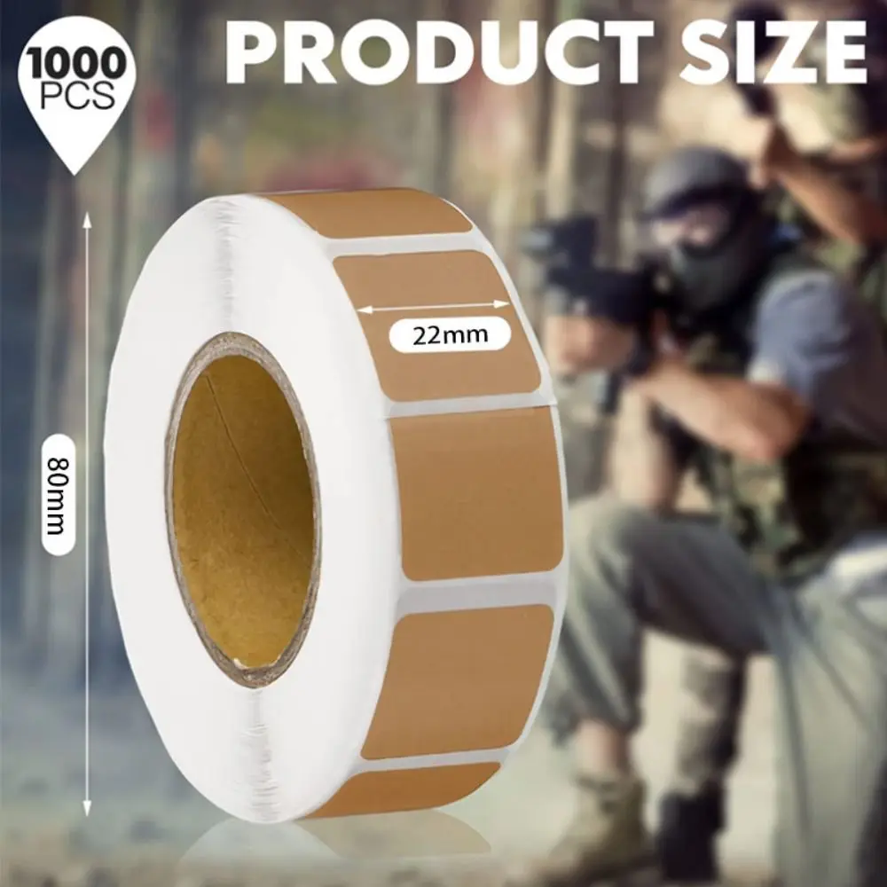 Outdoor Square Target Pasters for Long&Short Range Self-Adhesive Target Stickers Shooting Labels Shooting Range Targets