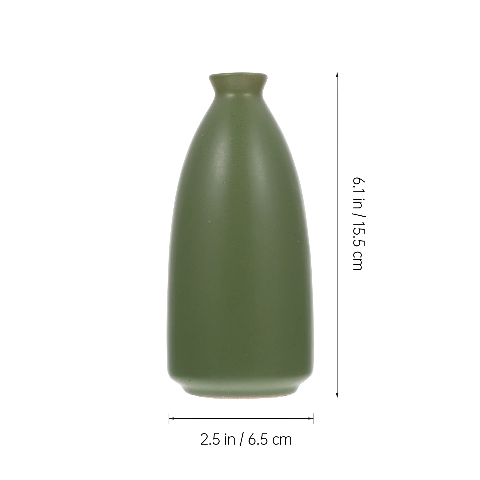 

Vase Flower for Decor Aesthetic Floral Arranging Fashionable Green Desktop Ceramic