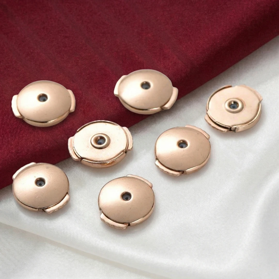8 Stück 14K vergoldete Sicherheits-Ohrstecker-Verschlüsse, hypoallergene, sichere Ersatz-Ohrstecker-Verschlüsse für Ohrstecker mit Kerbe – Detail 6
