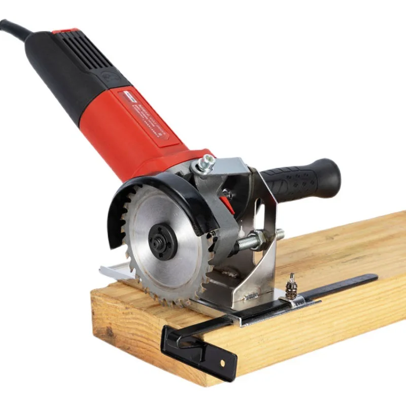 Multifunction ângulo moedor suporte de corte de ângulo com placa base ajustável capa para 100mm ângulo moedor