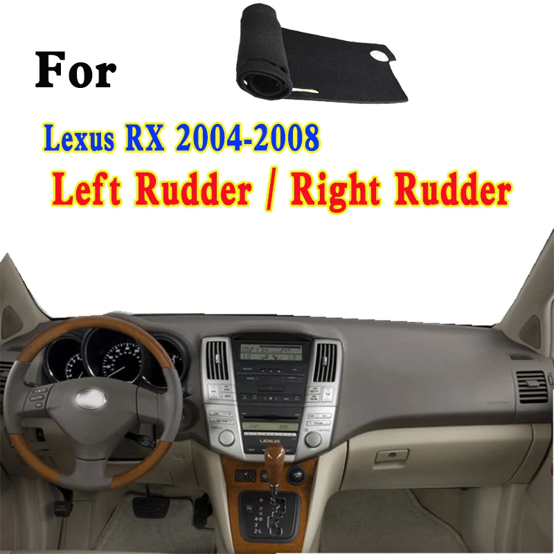 

For 2004-2008 Lexus RX330 300 350 400 U35 U38 Accessories Dashmat Dashboard Cover Instrument Panel Sunscreen Protective Pad