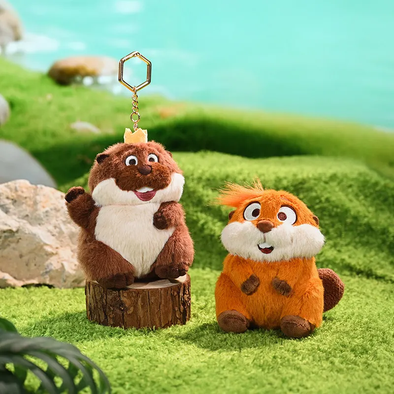 

Disney Hoppers Beaver Transformation Plan Mabel Plush Doll Pendant Stuffed Cartoon Toys Holiday Gifts Cute Merchandise