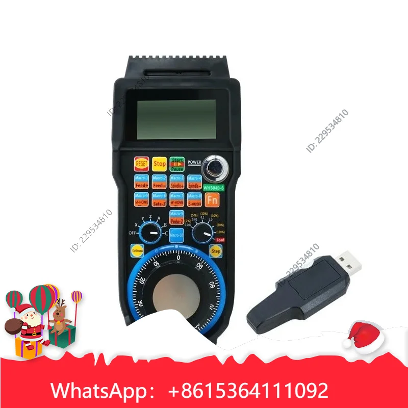 1Pc Wireless USB Mach3 Suspension milling machine handwheel 4 6 axis WHB04B LHB04B MK3 numerical control engraving
