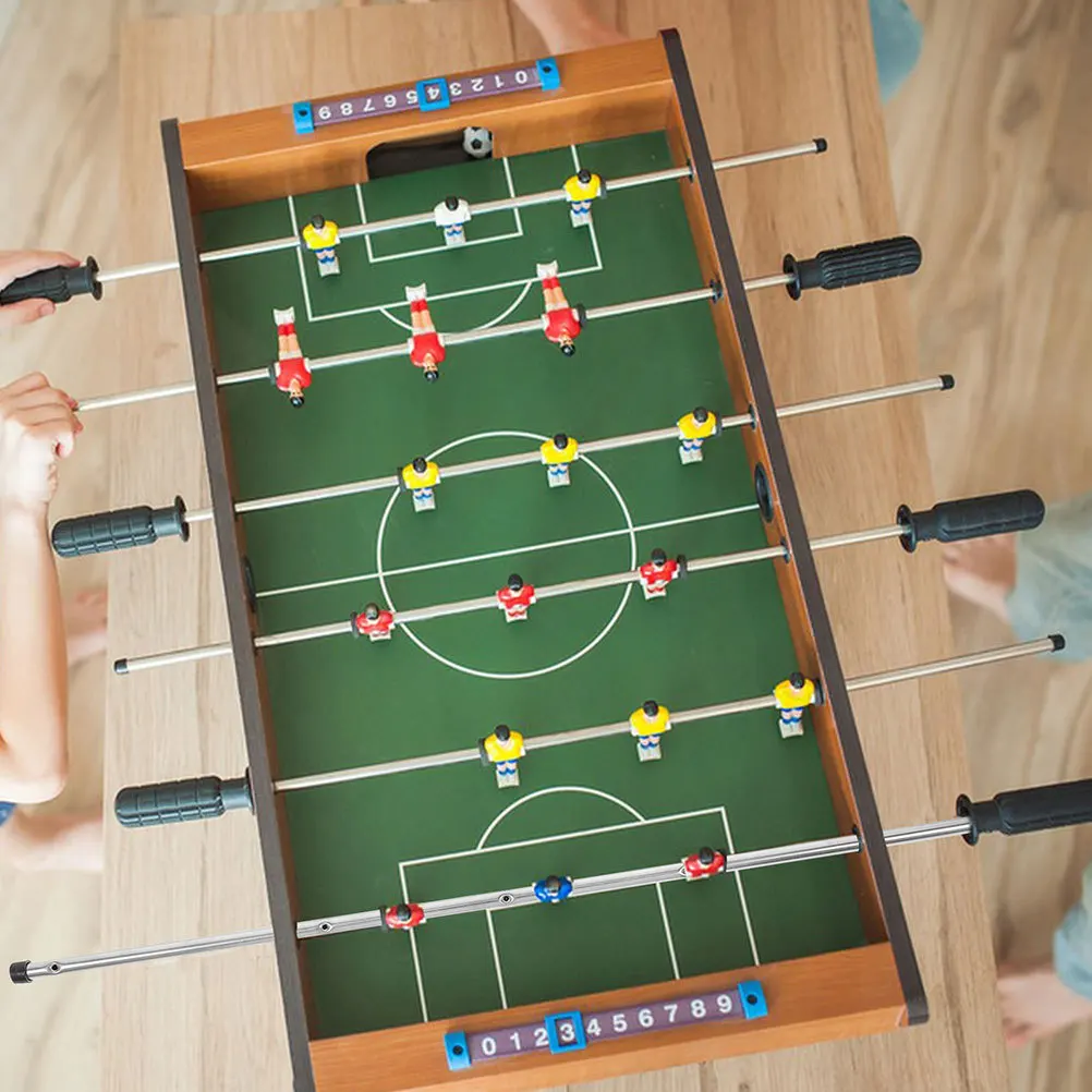 2Pcs Table Soccer Rods Replacement Sturdy Iron Design Smooth Gameplay Long Lasting Performance Versatile Application Family