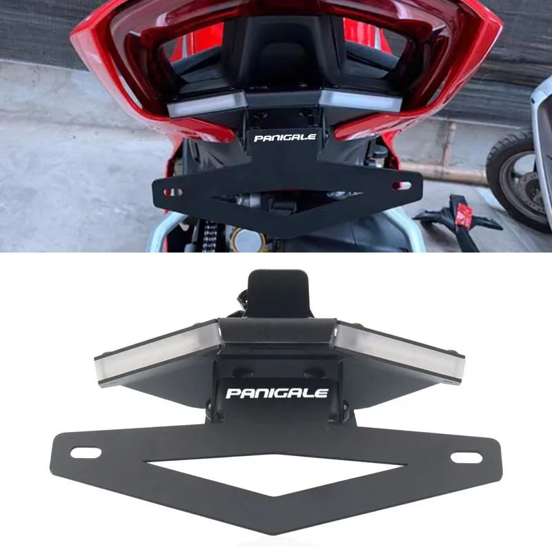 

Motorcycle Rear Brake Tail Light Turn Signals LED Lights License Plate Bracket For DUCATI Panigale V4 V4S Streetfighter V4 V2