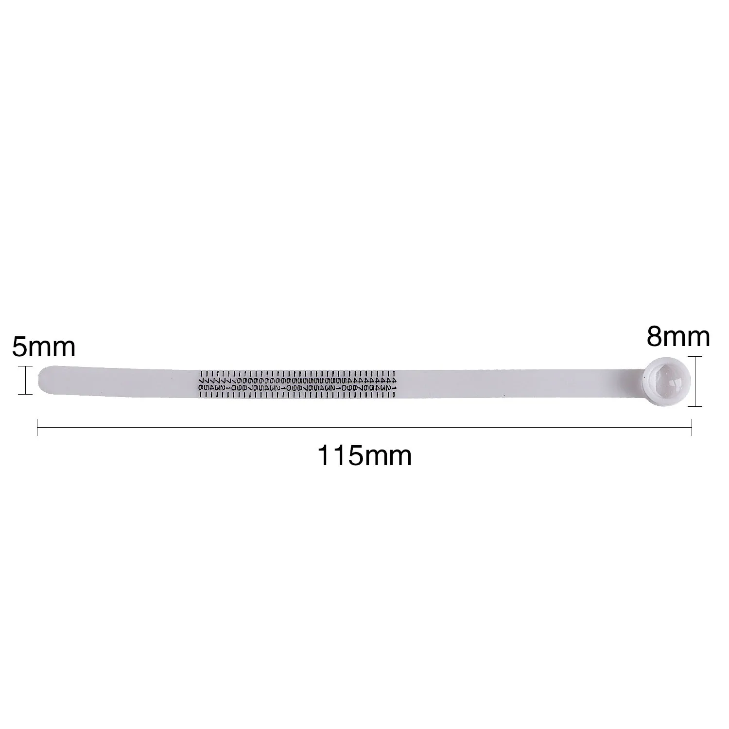 berbem 10pcs EUR Finger Measure Gauge Men  Sizes Jewelry Accessory Measurer  European soft ruler ring size measure tool