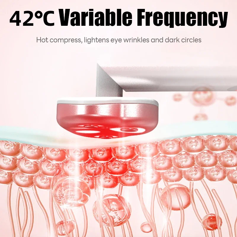 Microstroom Gezicht Lifting Apparaat ems 7 Kleuren LED Licht Facial Wand Eye Neck Massager Huidverstrakking Anti Rimpel Schoonheidsverzorging